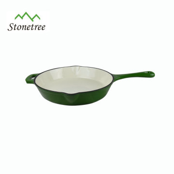 New Product Round Enamel Cast Iron Skillet